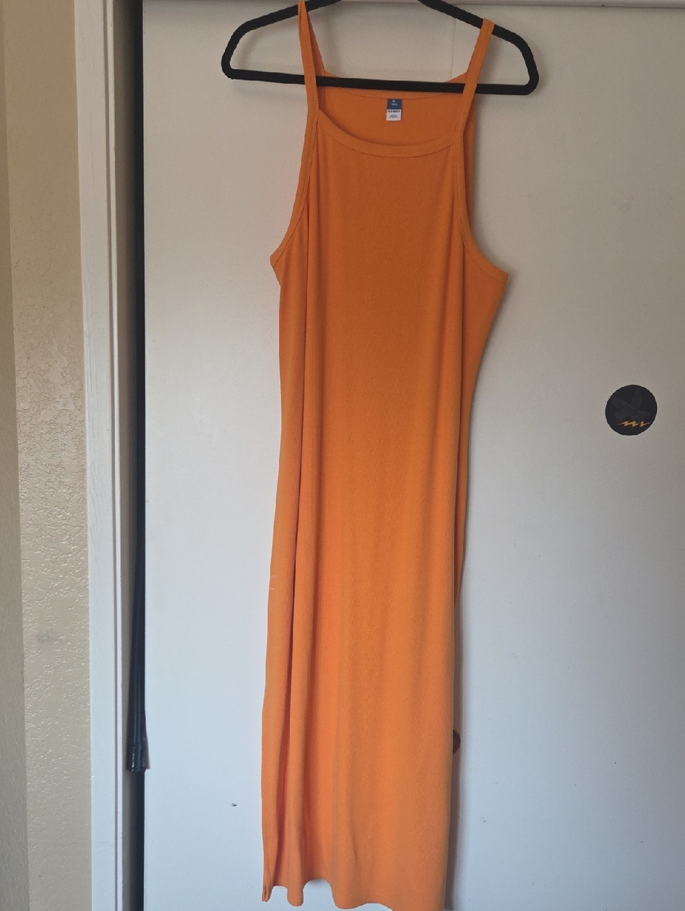 OLD NAVY Casual Orange Maxi Tank Dress XL TALL
